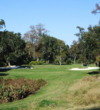 The par-3 11th hole on the Hills Course at Palmetto Dunes Resort plays 186 yards from the back tees.