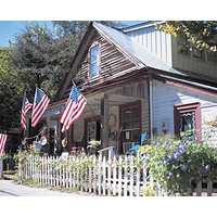 Many of the homes in Bluffton, S.C. date back to the 19th century and have been transformed into markets and cafes. 
